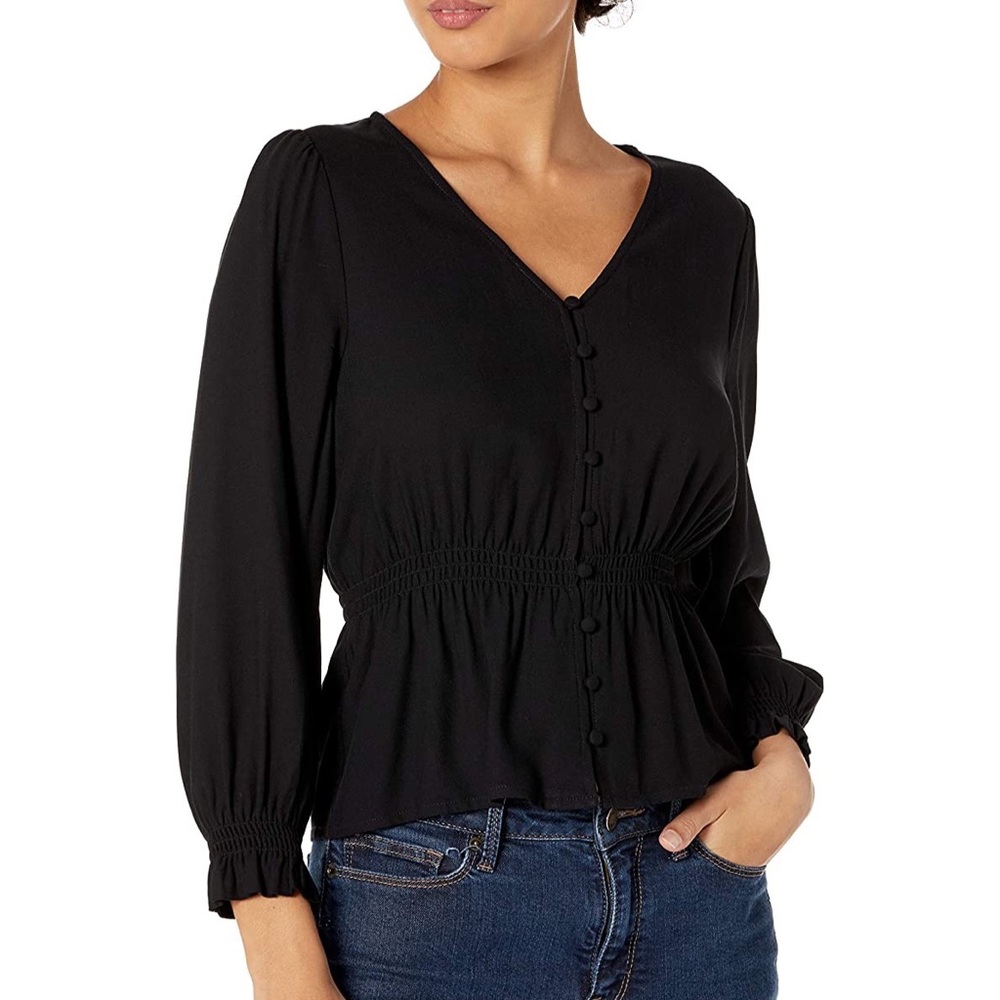 Banana Republic Boho Peplum Top, Size L